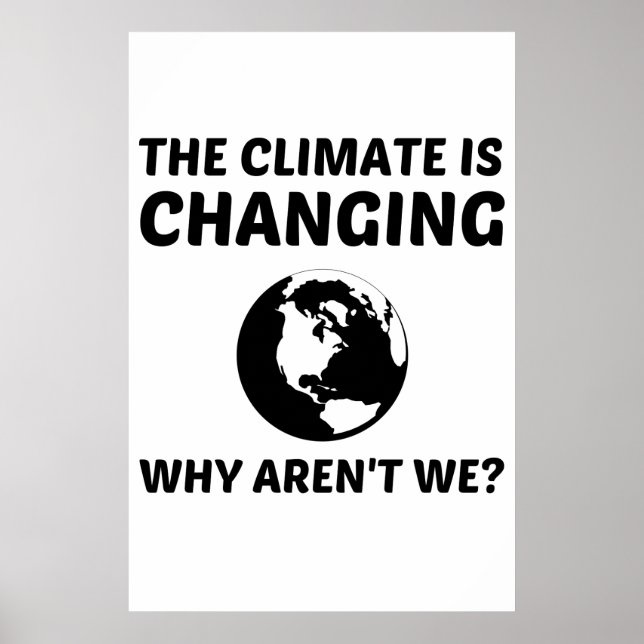 AFFICHE LE CLIMAT CHANGE (Devant)