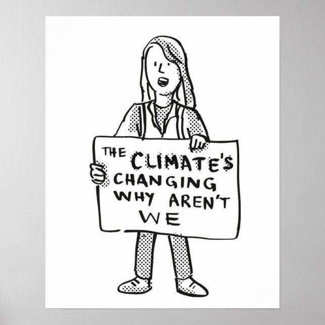 Affiche Le climat change pourquoi nous ne sommes pas (Devant)