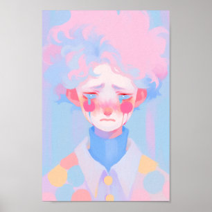 Affiche Le Clown en Pleure