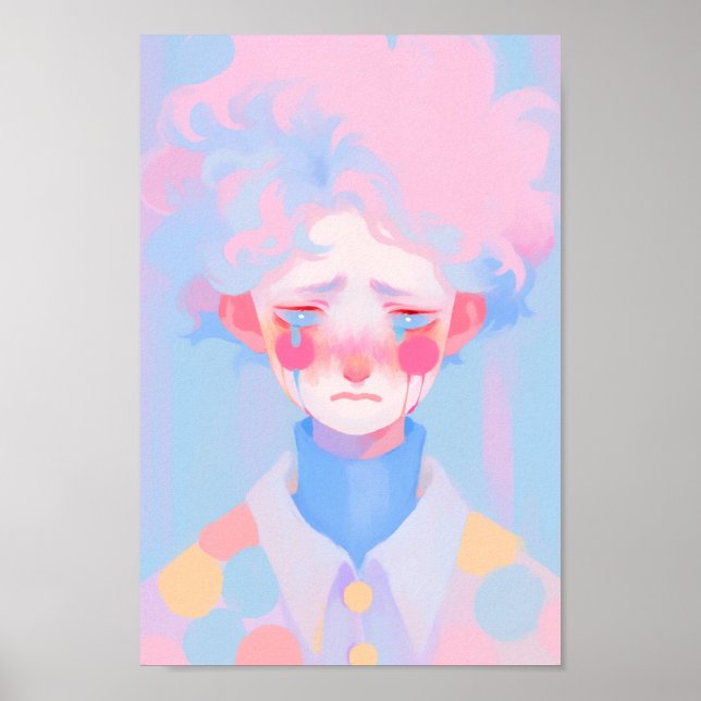 Affiche Le Clown en Pleure (Devant)