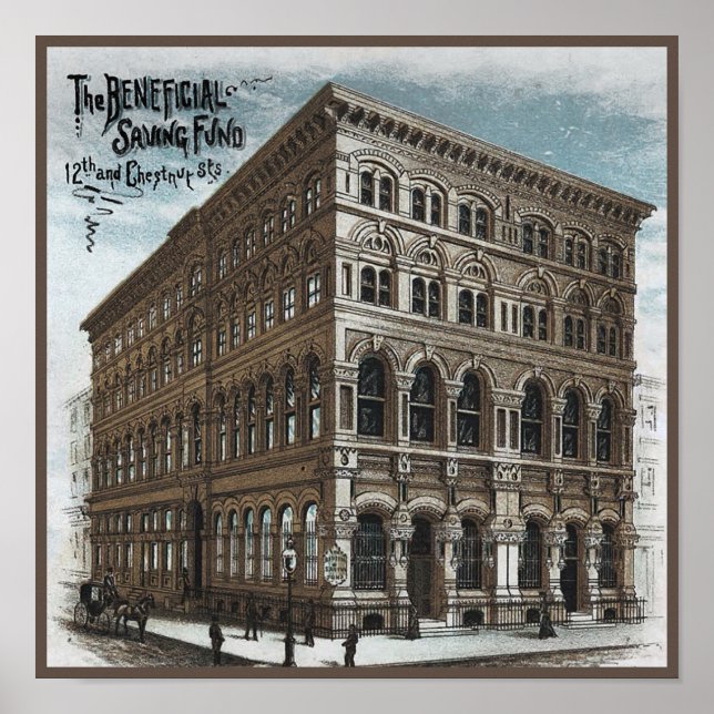 Affiche Le club d'épargne bénéfique - Philadelphie (Devant)