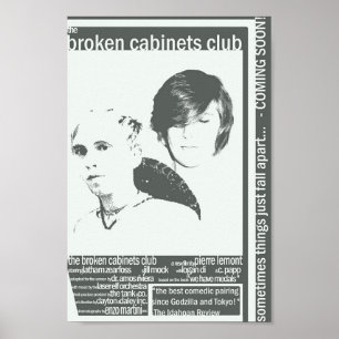 Affiche "le club des armoires cassées"