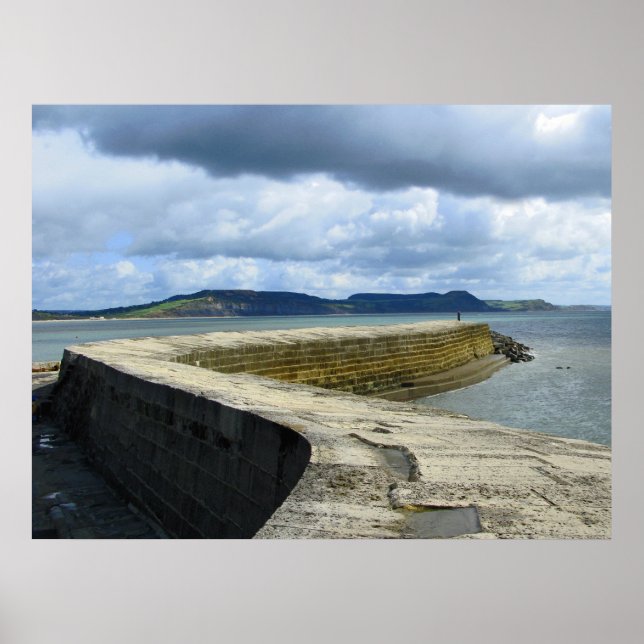 Affiche Le Cobb Lyme Regis (Devant)