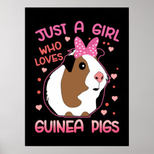 Affiche Le Cochon de Guinée, juste une fille qui aime les