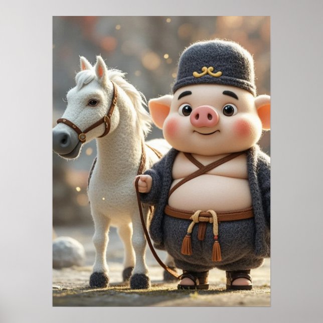 Affiche Le cochon et sa marche : Voyage de Whimsy (Devant)