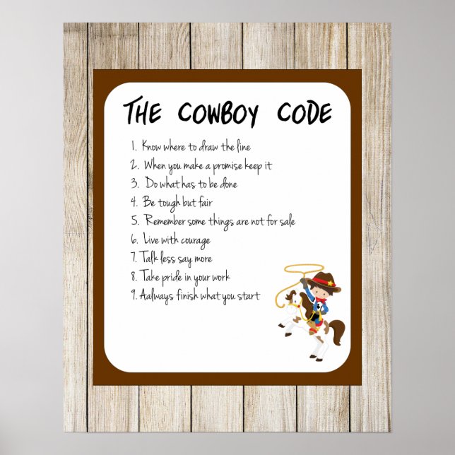 Affiche Le code des cowboys (Devant)