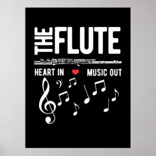 Affiche Le Coeur De Flûte Dans La Musique