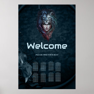 Affiche Le coeur du lion et la force féminine