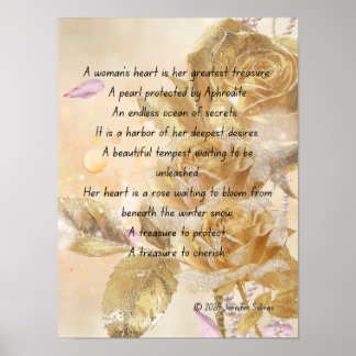 Affiche Le Cœur d'une Femme