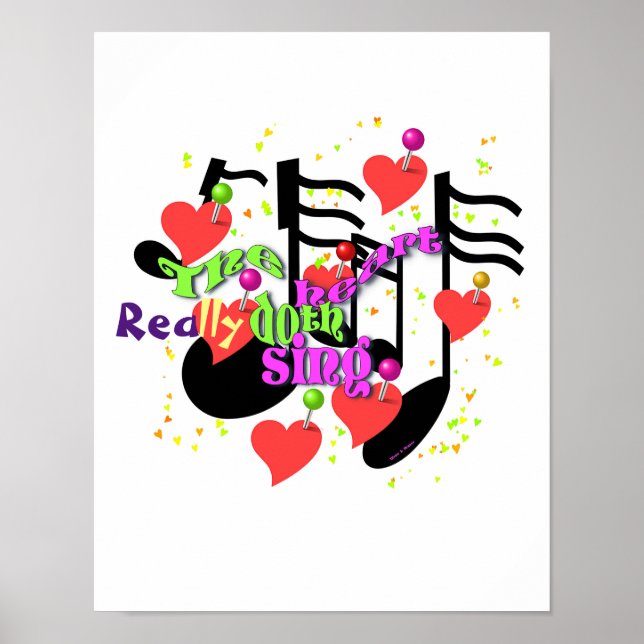 Affiche Le coeur fait vraiment chanter (Devant)