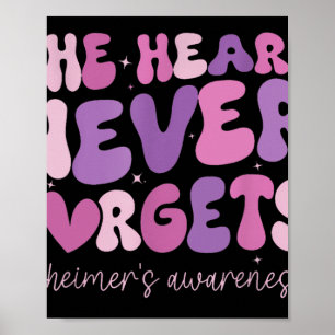 Affiche Le Coeur n'oublie jamais la démence Les lauréats d