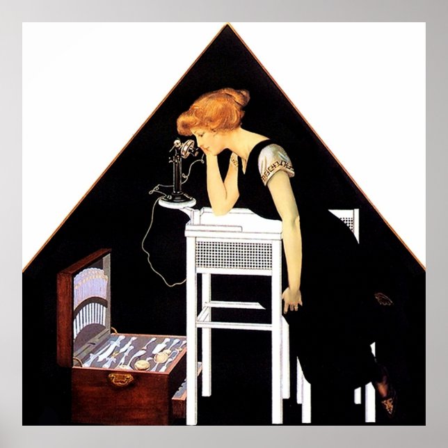 Affiche Le coffre d'argent par C Coles Phillips (Devant)