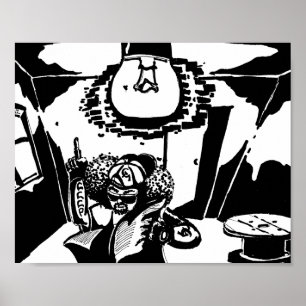 Affiche Le Coin Communiste Noir