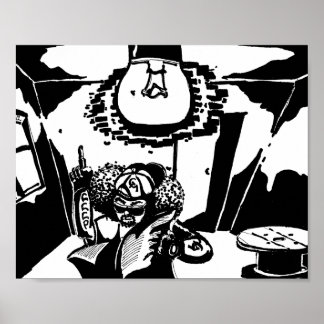 Affiche Le Coin Communiste Noir