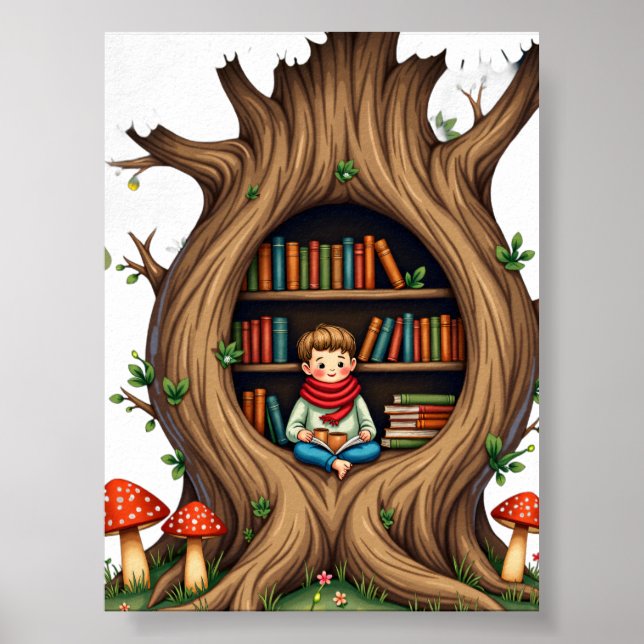 Affiche Le coin de l'arbre creux (Devant)