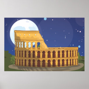 Affiche Le Colisée De Rome