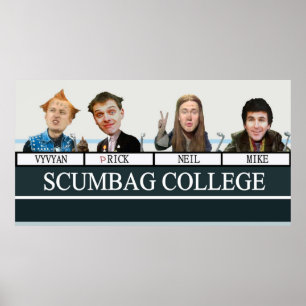 Affiche Le collège Young Ones Scumbag