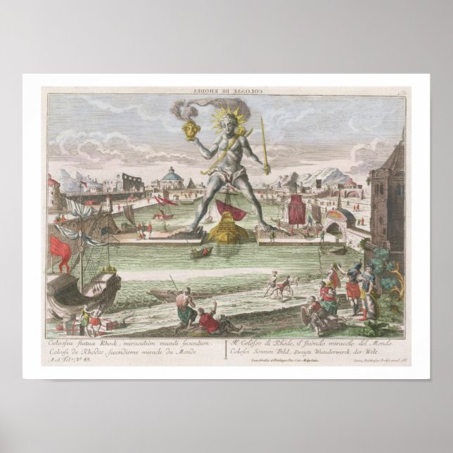 Affiche Le Colosse de Rhodes, deuxième merveille du monde (Devant)