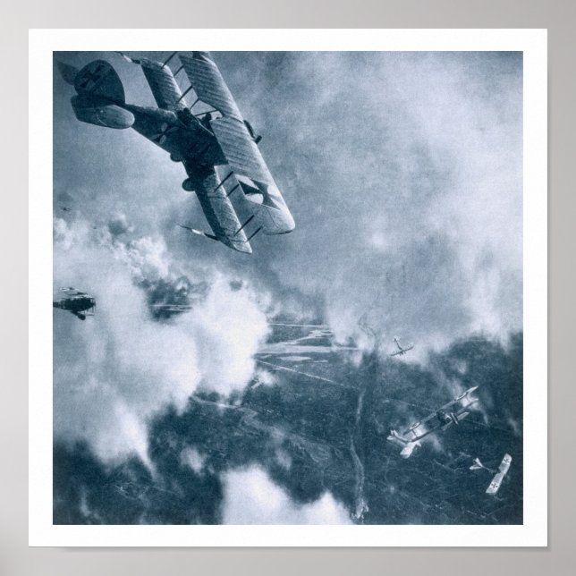 Affiche Le combat aérien sur le front occidental, Première (Devant)