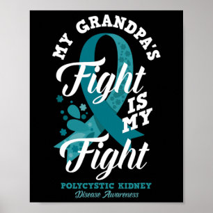 Affiche Le combat de grand-père est ma lutte contre la mal