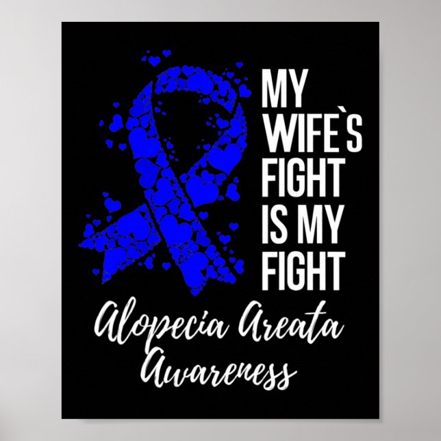 Affiche Le combat de la femme est mon combat Alopecia Area (Devant)