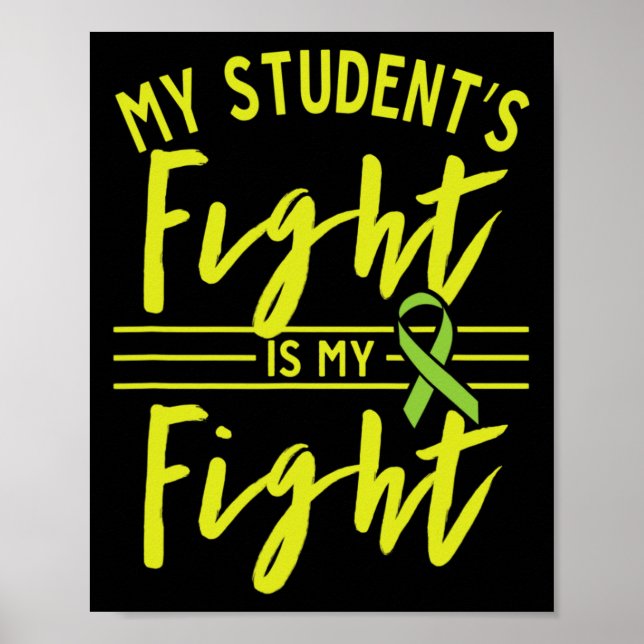 Affiche Le combat de l'étudiant est ma lutte contre la mal (Devant)