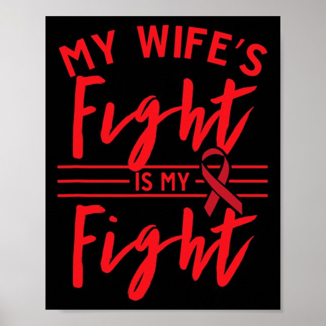 Affiche Le combat de ma femme est mon combat Sensibilisati (Devant)