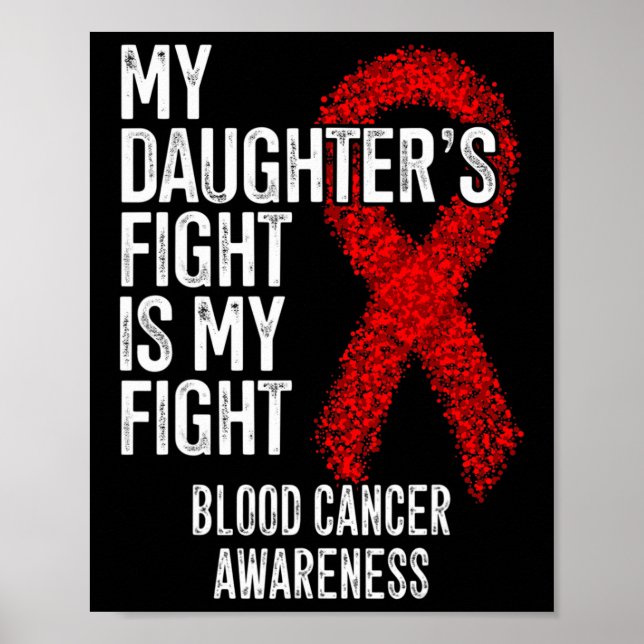 Affiche Le combat de ma fille est ma lutte contre le cance (Devant)
