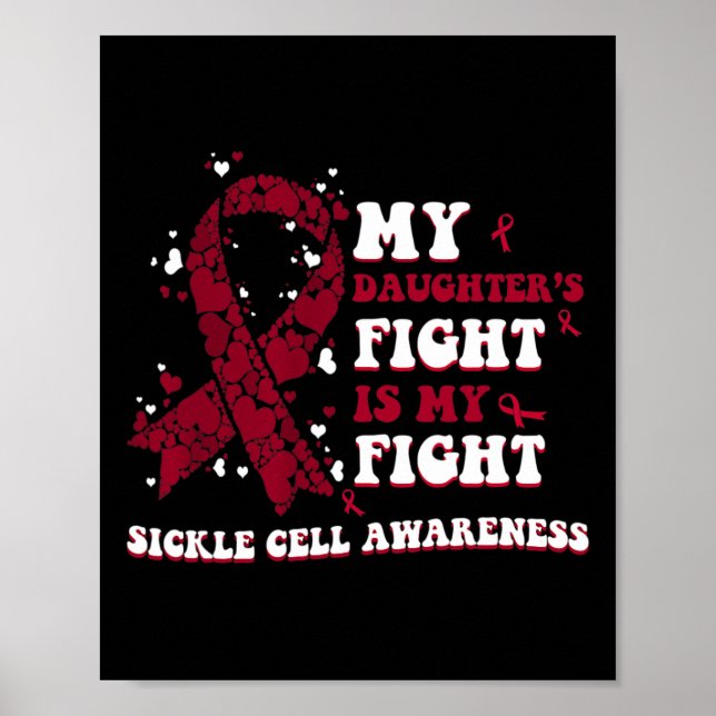 Affiche Le combat de ma fille est mon combat Anémie falcif (Devant)