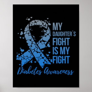 Affiche Le combat de ma fille est mon combat soutien Diabè