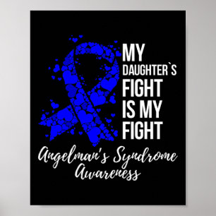 Affiche Le combat de ma fille est mon syndrome angélique d