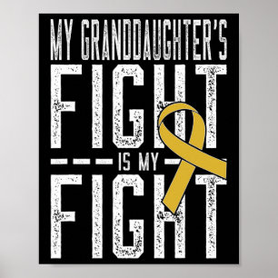 Affiche Le combat de ma petite-fille, c'est mon combat pou