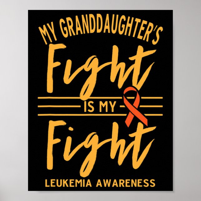 Affiche Le combat de ma petite-fille est mon combat contre (Devant)
