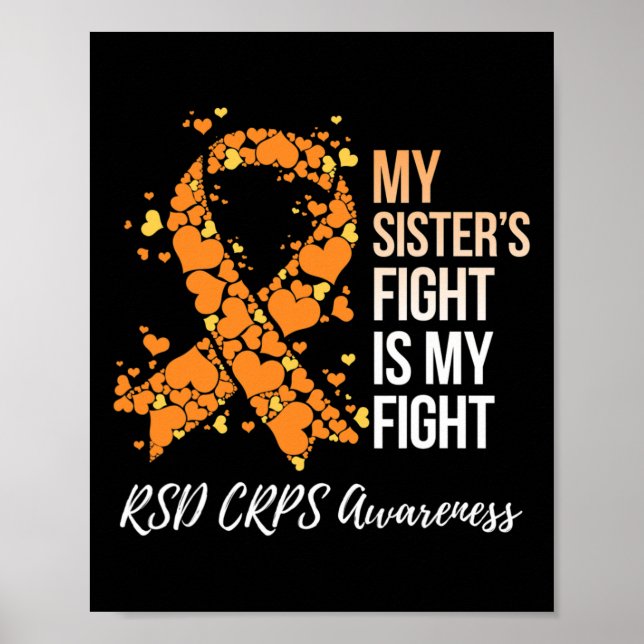 Affiche Le combat de ma soeur est ma lutte contre les crps (Devant)