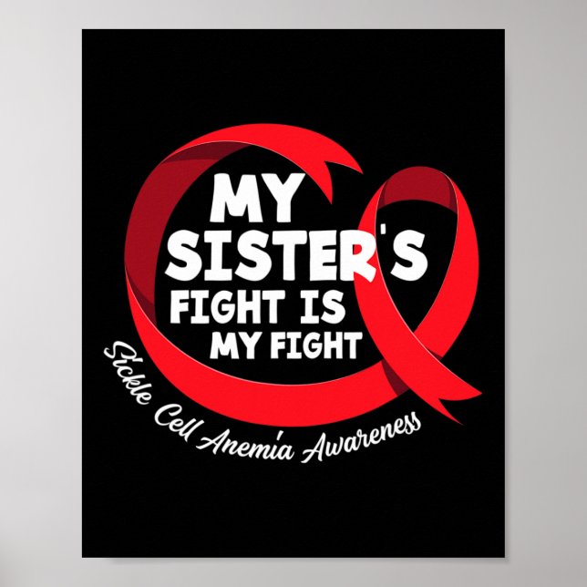 Affiche Le combat de ma soeur est mon combat contre l'aném (Devant)