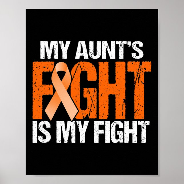 Affiche Le combat de ma tante est mon combat contre la leu (Devant)