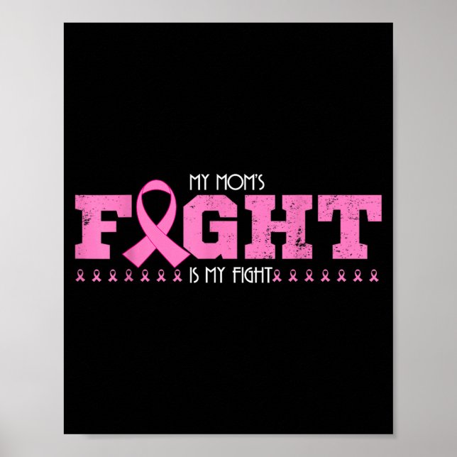 Affiche Le combat de maman est mon combat - sensibilisatio (Devant)