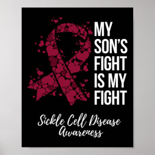 Affiche Le combat de mon fils est ma lutte contre la malad