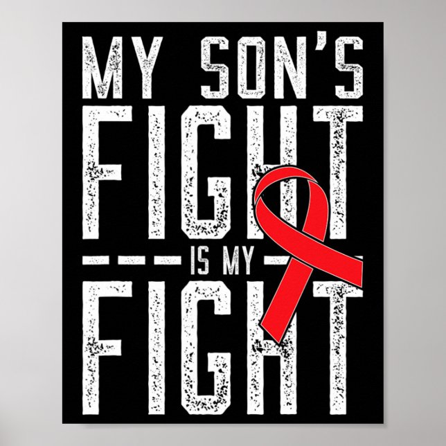 Affiche Le combat de mon fils est ma lutte contre les mala (Devant)