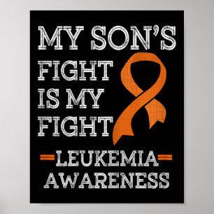 Affiche Le combat de mon fils est mon cadeau de lutte cont