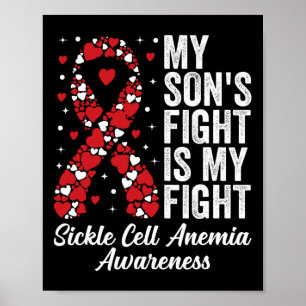 Affiche Le combat de mon fils est mon combat Anémie faucil