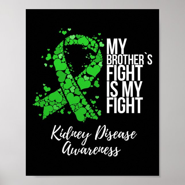 Affiche Le combat de mon frère est mon combat contre la ma (Devant)