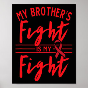 Affiche Le combat de mon frère est mon combat Sensibilisat
