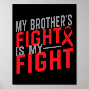 Affiche Le combat de mon frère est mon combat Sensibilisat