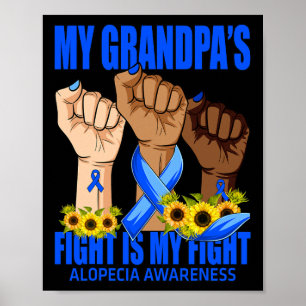 Affiche Le combat de mon grand-père est ma lutte Alopécie