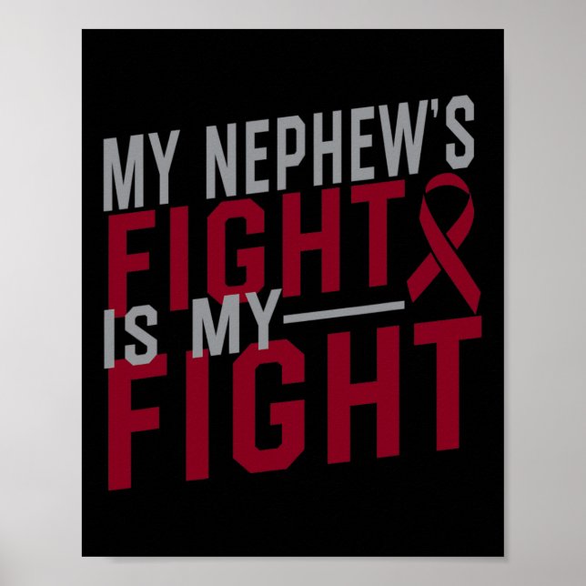 Affiche Le combat de mon neveu est mon combat contre l'ané (Devant)