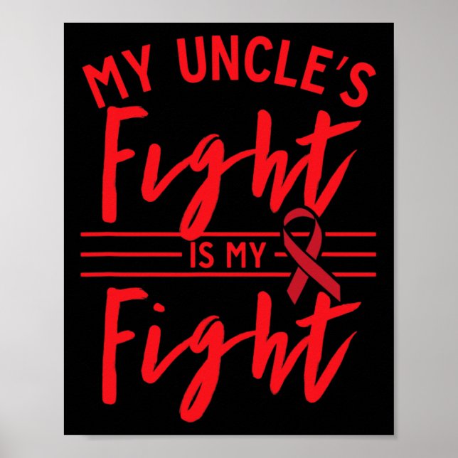 Affiche Le combat de mon oncle est mon combat Sensibilisat (Devant)