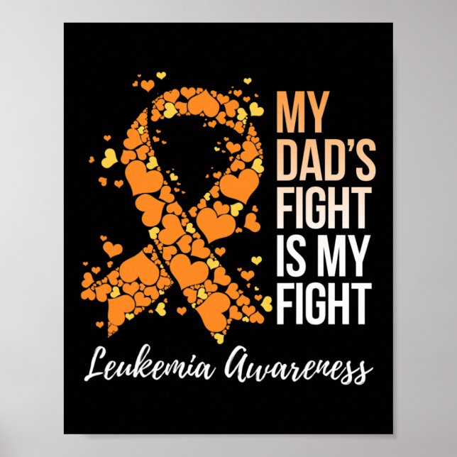 Affiche Le combat de mon père est ma lutte contre la leucé (Devant)