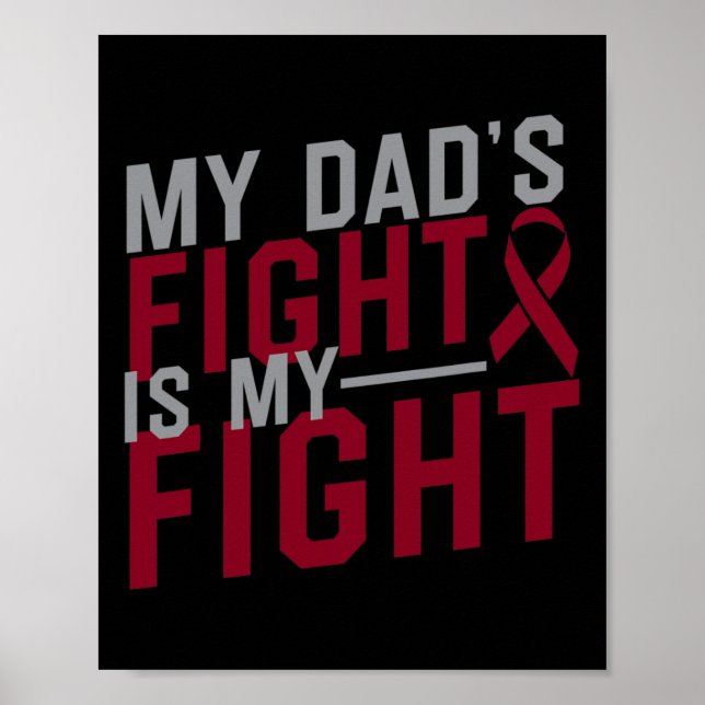 Affiche Le combat de mon père est mon combat Anémie faucil (Devant)