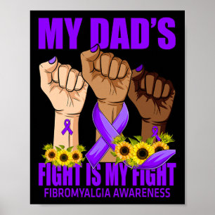 Affiche Le combat de papa est ma lutte contre la fibromyal